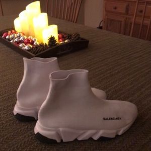 BALENCIAGA Speed sock sneakers in white - size 39